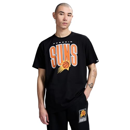 Game 7 x NBA Officially Licensed Mens Graphic Short Sleeve Lightweight Crew Neck Cotton T-Shirt Phoenix Suns L Black