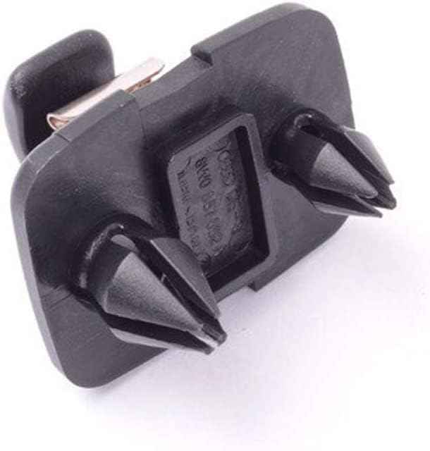 AUDI Genuine A4 A3 A5 TT Interior Sun Visor Hook Clip Soul Black Bracket