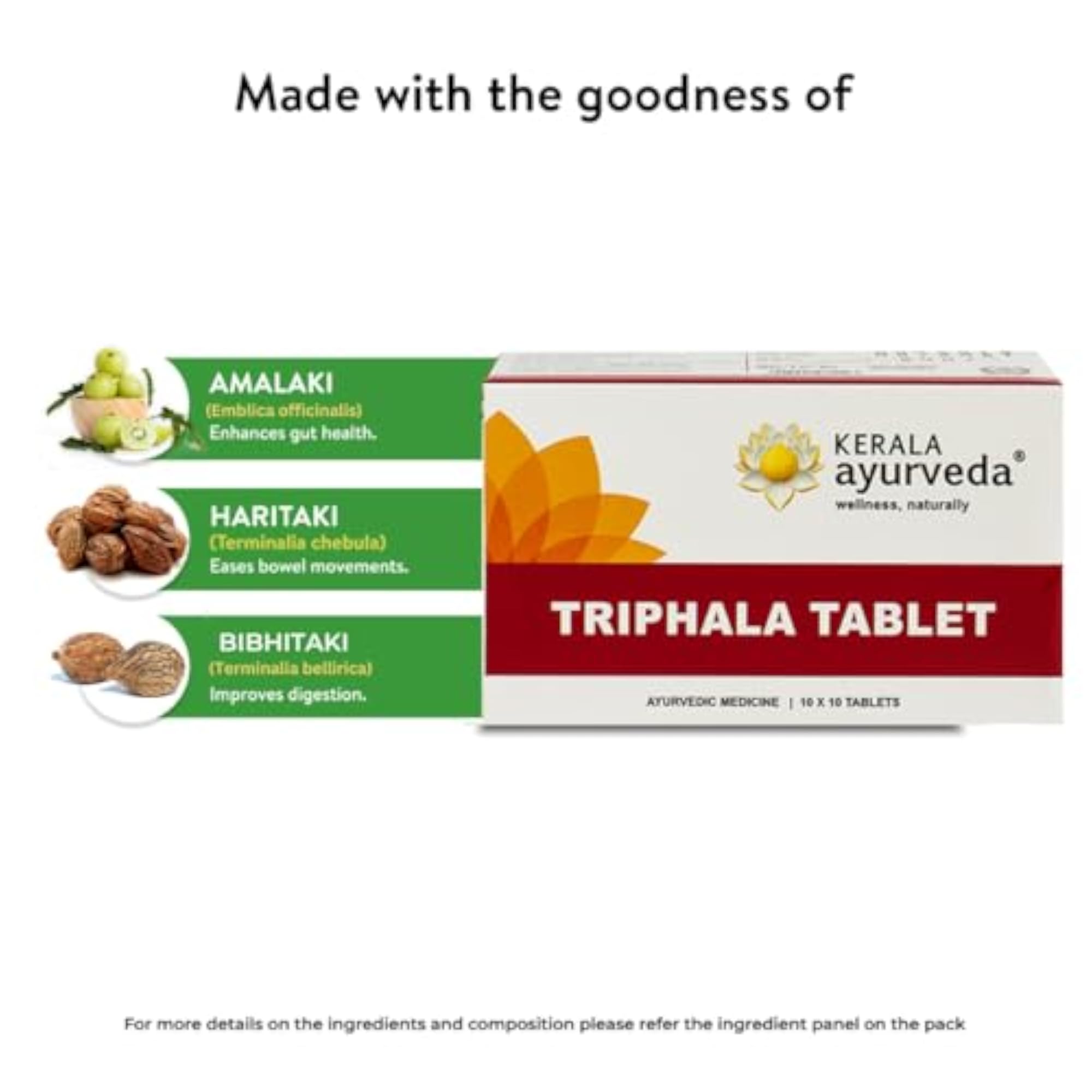 Kerala Ayurveda Triphala Tablet 100 Tablets