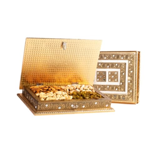 Image of Browntree Minakari-4P-300g | Dry Fruits Gift Hamper | 4 Assorted Dry Fruits-Cashewnut, Almond, Raisins & Pista |Unique Gifts for | Healthy Dry Fruit Box for Corporate Gifts & Festive Gifting | Ideal gift box for all celebration