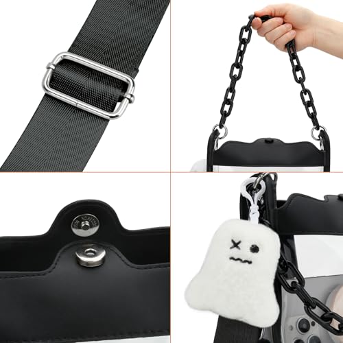 DOB SECHS Clear Bag for Stadium Events Transparent Concert Purse for Women Small See Through Crossbody Bag for Sport Event2