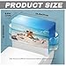 Maiyoinou Vertical Bathroom Storage Toilet Cover with Storage Bag No Tools Needed for Easy Installation Toilet Tank Cover Home Bathroom Decoration, Starfish Sunglasses