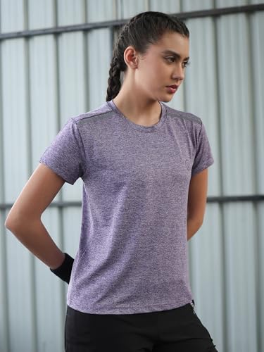 Image of CHKOKKO Gym Tshirt for Women Workout Dry Fit t Shirt Sports Tshirt Lightweight Round Neck Breathable Half Sleeve Activewear Running Yoga Tops for Woman