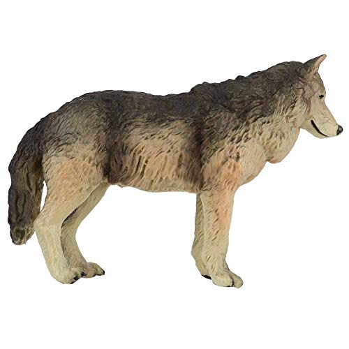 Wolf figur spielzeug, simulation wildlife tier modell spielzeug zootiere modell action wolf figuren umweltfreundlich kunststoff mini dekoration für kinder bildung collectibles – Bild 8