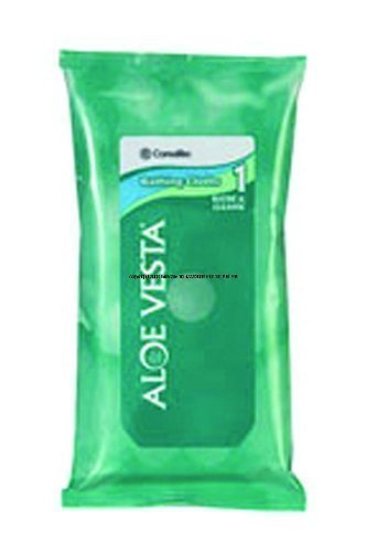 Special 5 Packs of 8 - Aloe Vesta Bathing Cloths SQB325521 ConvaTec