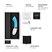 LELO GIGI 2 Estimulador del Punto G, Exquisito Vibrador Curvado, Recubierto con Silicona y Diseñado para Estimular el Punto G de la Mujer, Turquoise Blue