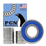 PGN - 6202-2RS Sealed Ball Bearing - C3 Clearance - 15x35x11 - Chrome Steel (10 PCS)