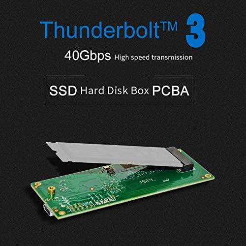 Caja externa Thunderbolt 3 para SSD NVME M.2 2280 miniatura 2