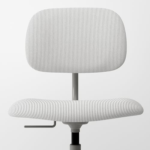 Chaise pivotante de bureau blanche et grise ProTuning BLECKBERGET Klovsta confortable - 8