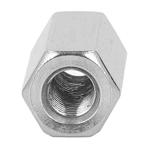5PCS Porcas de Acoplamento Hexagonal 304 Aço Inoxidável M10 Rosca Grossa Porca de Conexão Hexagonal