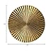 Decorlives Round Sunburst Metal Wall Art | Modern Metal Wall Hanging Décor Sculpture for Living Room Bedroom Home Office (Bright Gold | Set 6-2 Large(24