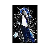 WODETA Michael Jackson - Póster decorativo de pared, diseño de Michael Jackson, 50 x 75 cm