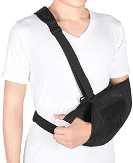 Arm Sling for Shoulder, Breathable Mesh Medical Sling with Waist Strap, Shoulder Immobilizer
