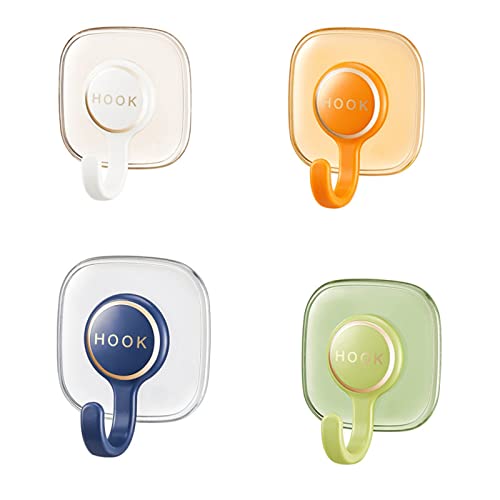 4 個漫画フックキッチン浴室収納アクセサリー強力な耐荷重ビスコースドア壁に服を掛けるタオルハンガーフック浴室用