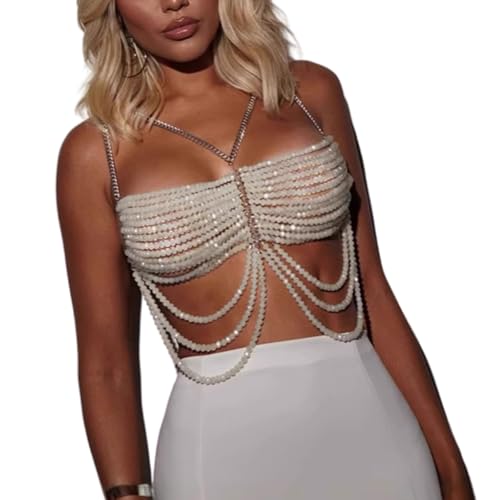 Gargantilla desmontable con cadena bohemia para cuerpo y festival