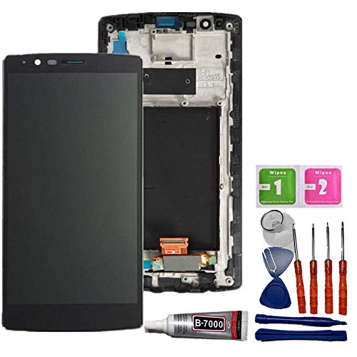 Glass LCD Display Touch Screen Digitizer Assembly Parts + Frame for LG G4 H810 H811 H815 VS986 LS991 F500L Screen Replacement
