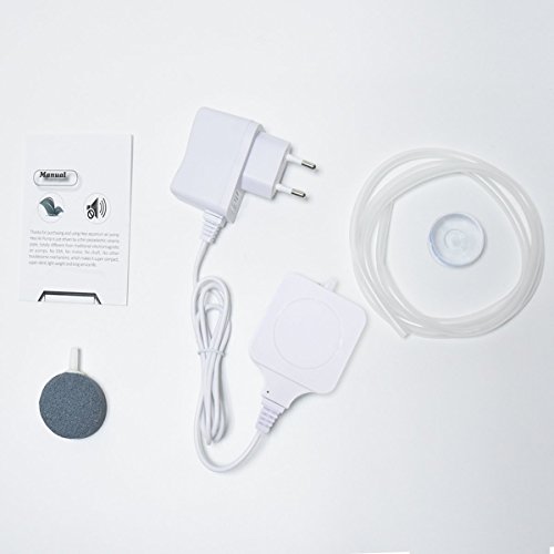 Binnan Super Leise Mini Aquarium Luftpumpe,Aquarium Oxygen Luftpumpe Sauerstoffpumpe