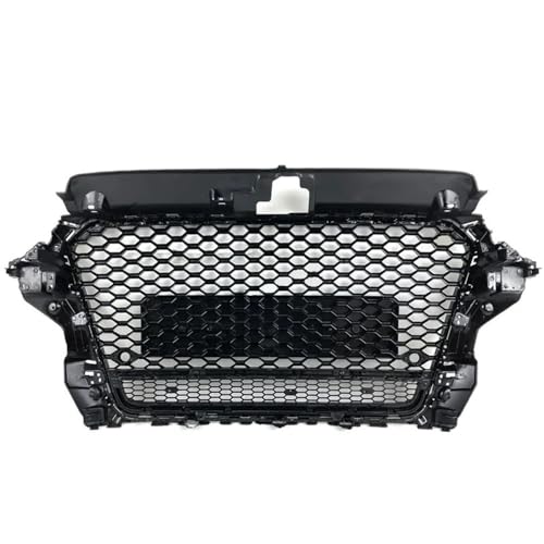 Calandre en nid d'abeille pour A3 8V look RS3 noir brillant 2013-2015