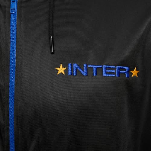 Inter - Trainingsanzug für Herren, Jungen, Sweatshirt mit Kapuze + Hose, Sweatshirt mit Reißverschluss, offizielles Produkt