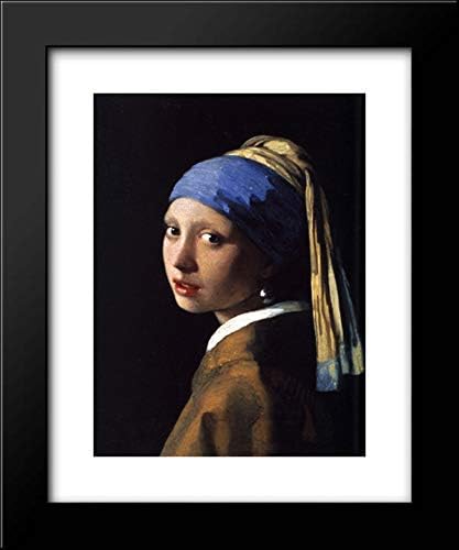 Girl With A Pearl Earring 15x18 Framed Art Print by Johannes Vermeer