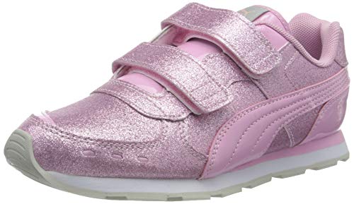 PUMA Vista Glitz V PS, Chaussure de Piste d'athlétisme, Pink, 33 EU