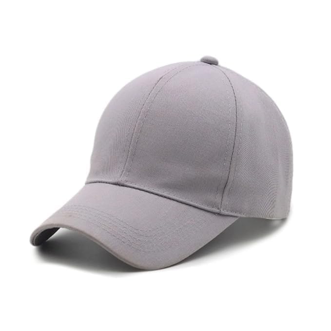 RYTORIA Plain Cotton Baseball Cap for Men & Women Adjustable Strap Lightweight Casual Sports Hat Outdoor Free Size-image-25