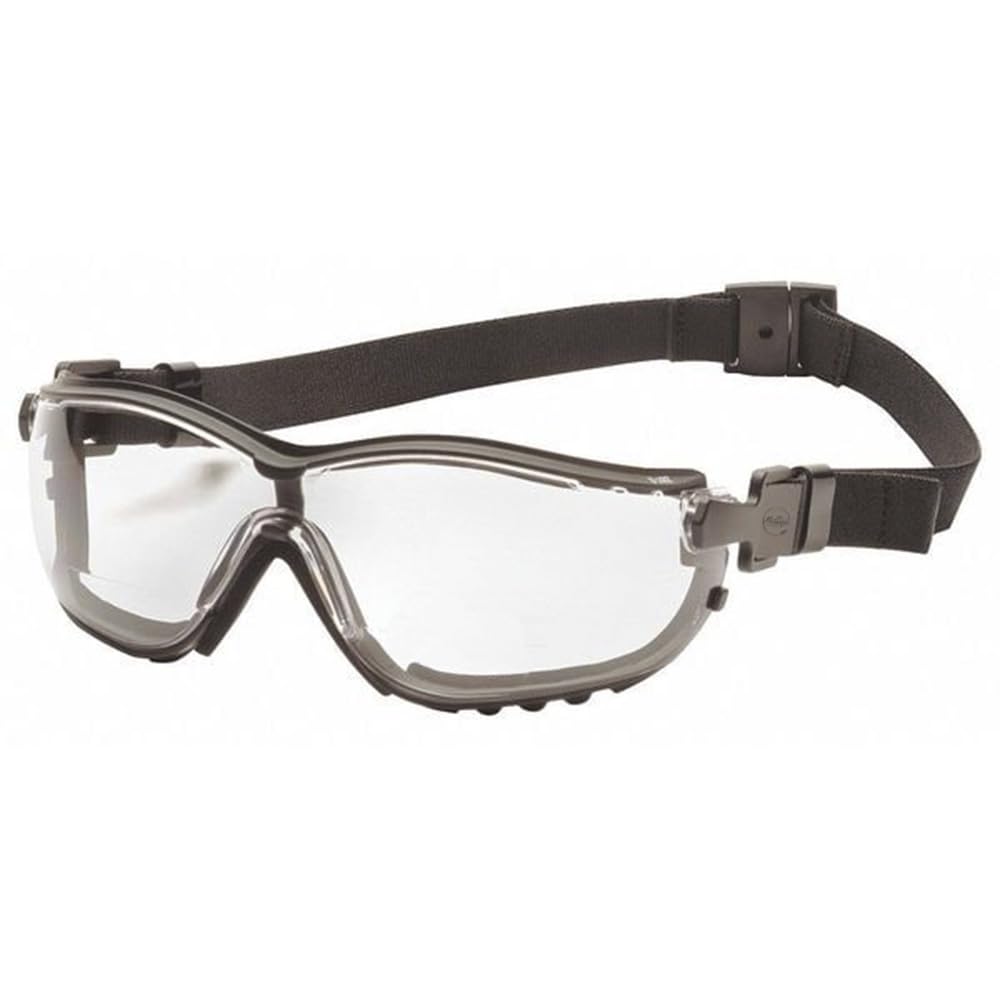 MOLLIFII Bifocal Reading Safety Goggles, Clear Anti-Fog Lens, Mfr: GB1810STR15-A