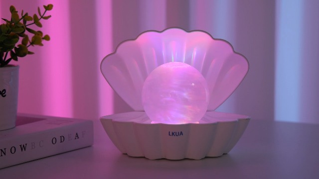 Amazon.com: LKUA Shell Pearl Beach Themed Night Light, RGB 8