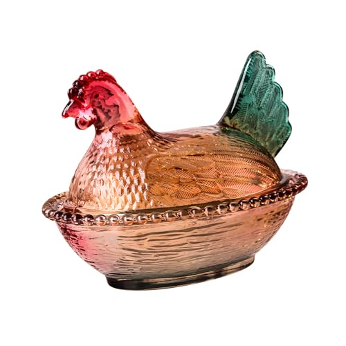 Tarro de cristal para caramelos, galletas, galletas, recipiente decorativo para almacenar alimentos, aperitivos con tapa decorativa