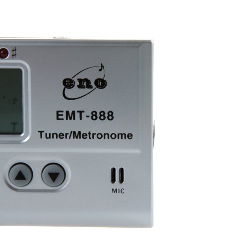 Tempaky Gerador de tom de metrônomo com afinador cromático universal automático LCD digital 3 em 1 c