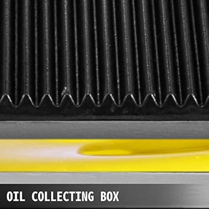 VEVOR Kontaktgrill Grillplatte Doppelplatte Elektrisch Elektrogrill 3600W mit Spritzschutz Tischgrill Grillplatte… – Bild 7
