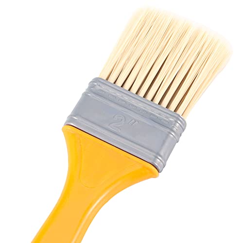 SINJEUN 60 Pack 2 Inch Paint Brushes for Walls, Chip Paint Brushes with Plastic Handle for Painting, Trimming, Refinishing Wall or Furniture