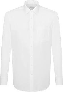 Seidensticker Herren Business-Hemd - Regular Fit - Bügelfrei - Kent Kragen - Langarm - 100% Baumwolle