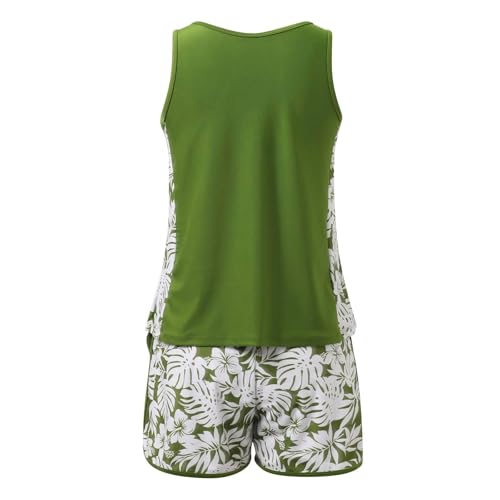 Maillot de bain tankini deux pièces avec poches sportives et haut blouson confortable pour femme - 7