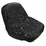 Large Waterproof Cover for Lawn Mower Tractor Seat Fits 16.5'-18',Universal Outdoor Dustproof Mower Seat Cover,Compatible with John Deere,Cub Cadet,Kubota,Craftsman,Husqvarna,Black