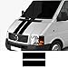 2 Pz/lotto Adesivi Per Cofano Auto Personalizzati Cofano Styling Camper Van Strisce Grafica Decalcomanie In Vinile, per Volkswagen VW LT35 Accessori Auto