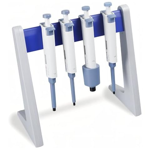 Fristaden Lab Linear Pipettor Stand Holds 8 Pipettes, Laboratory Pipette Rack, Pipettor Holder Fits Up to 8 Laboratory Pipettes, 1 Piece | 1 Year Warranty Cover