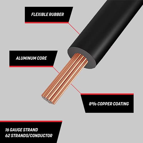 Gs Power 16 Gauge Cca Wire, Automotive Electrical Spool, 10 X 100Ft Rolls Of Copper Clad Aluminum Primary Wires For Car Stereo & Remote Trailer Wiring #TOP3