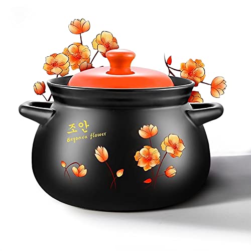 DQM Pentola Rotonda in Terracotta/Ceramica Scatola...