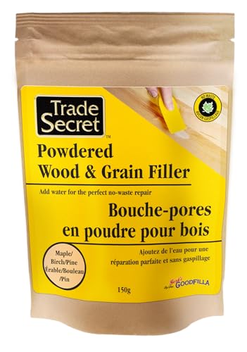 Trade Secret Powdered Wood & Grain Filler… (Maple/Birch/Pine)