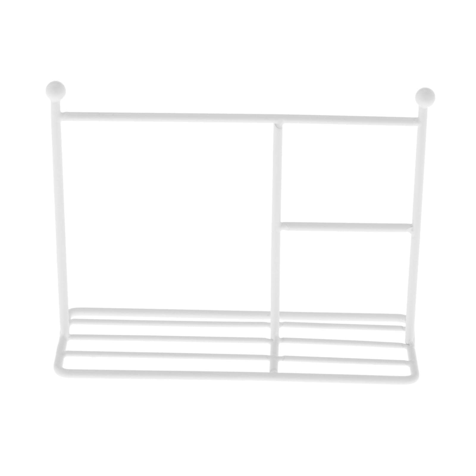 Appendiabiti in Metallo per Bambole, Accessori per Mobili per Bambole, Stendibiancheria per Asciugare I Vestiti /6 1/8 1/12 Bambole BJD Appendiabiti P, Bianco 35x31cm