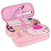 Produktbild Einhorn Federmäppchen - WENTS Federtasche Grosse Kapazität Mäppchen Bleistift Cases Für Jungen und Mädchen (Rosa Einhorn)