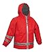 Charles River Apparel Kid's Toddler New Englander Rain Jacket Outerwear, Red/Reflective, 2T
