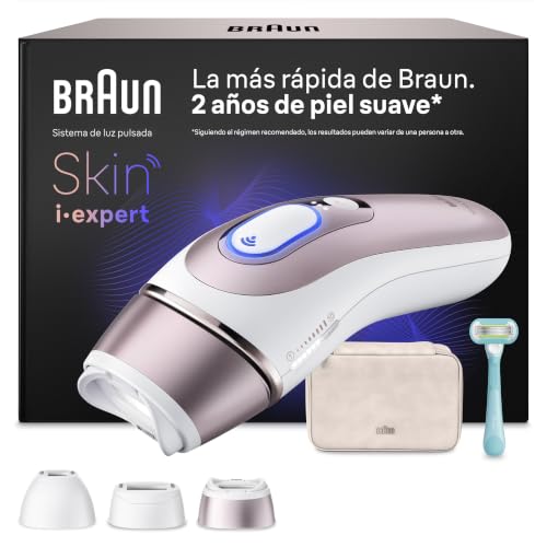 Miniatura 7 de Braun Depiladora Luz Pulsada Smart IPL Skin i·expert, PL7311, Blanco/Bronce