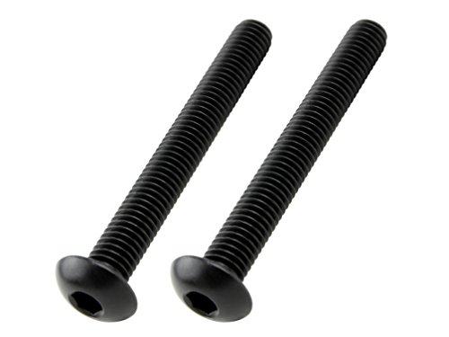 ポッシュ(POSH) バイク用品 ボタンキャップボルト ステンレス ブラック 2個入 M5X40 920540-B9