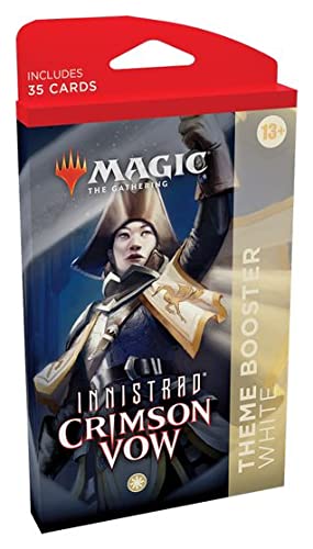 Magic: The Gathering Crimson Vow Theme Booster - White