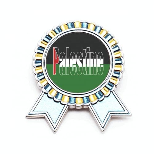 Broche Palestine en métal M, l'accessoire idéal pour vos vestes