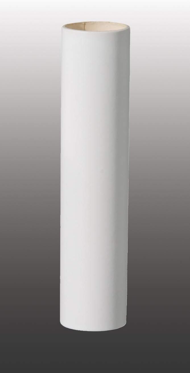 B&P Lamp® 6 Inch Smooth Flat White Color Paper Candelabra Candle Covers