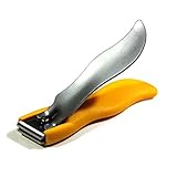 ゲーゾル（独）爪切 8cm 直刃 切味シャープ イエロー 爪ボックス付