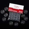 Class 15 Plastic Bobbins – Sewing Bobbins Fits Brother, Singer, Janome, Kenmore – 2518P Clear Plastic Bobbin Set for Drop-in System – Taiwan Made, Packaged in Canada – Sewing Machine Supplies #1
